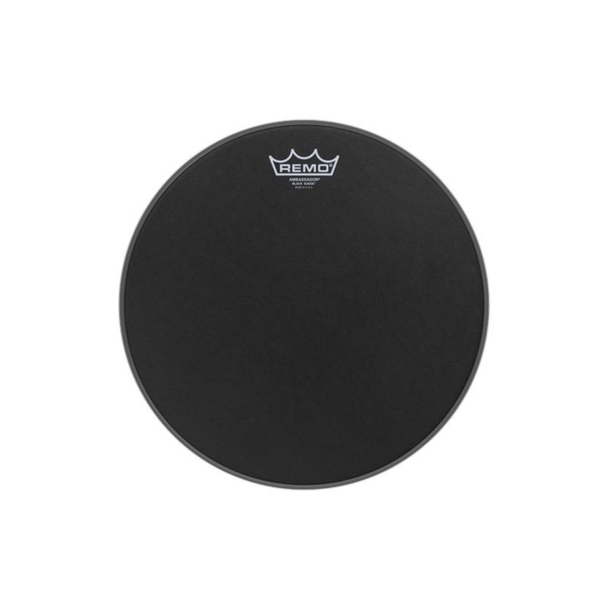 REMO AMBASSADOR® BLACK SUEDE 13 inç Davul Derisi