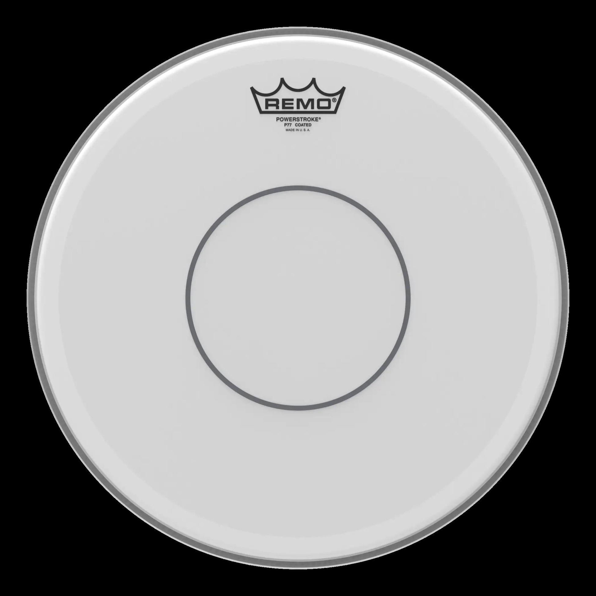 REMO POWERSTROKE® 77 COATED CLEAR DOT 14 İnç Trampet Derisi