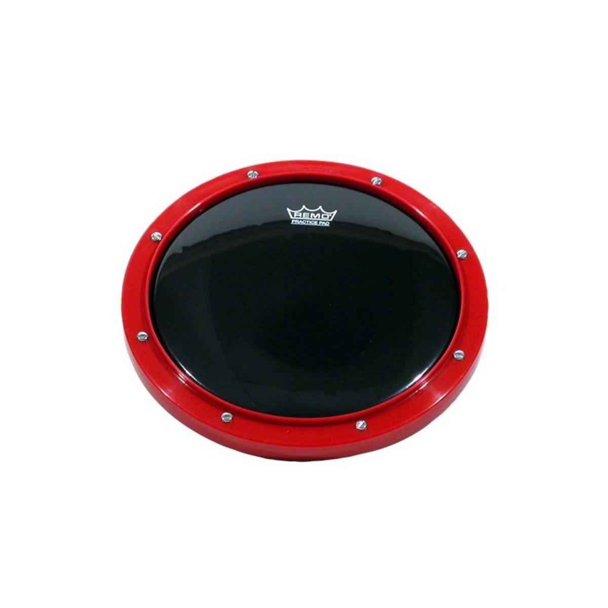 REMO PRACTICE PAD AMBASSADOR EBONY 8 inç Kırmızı