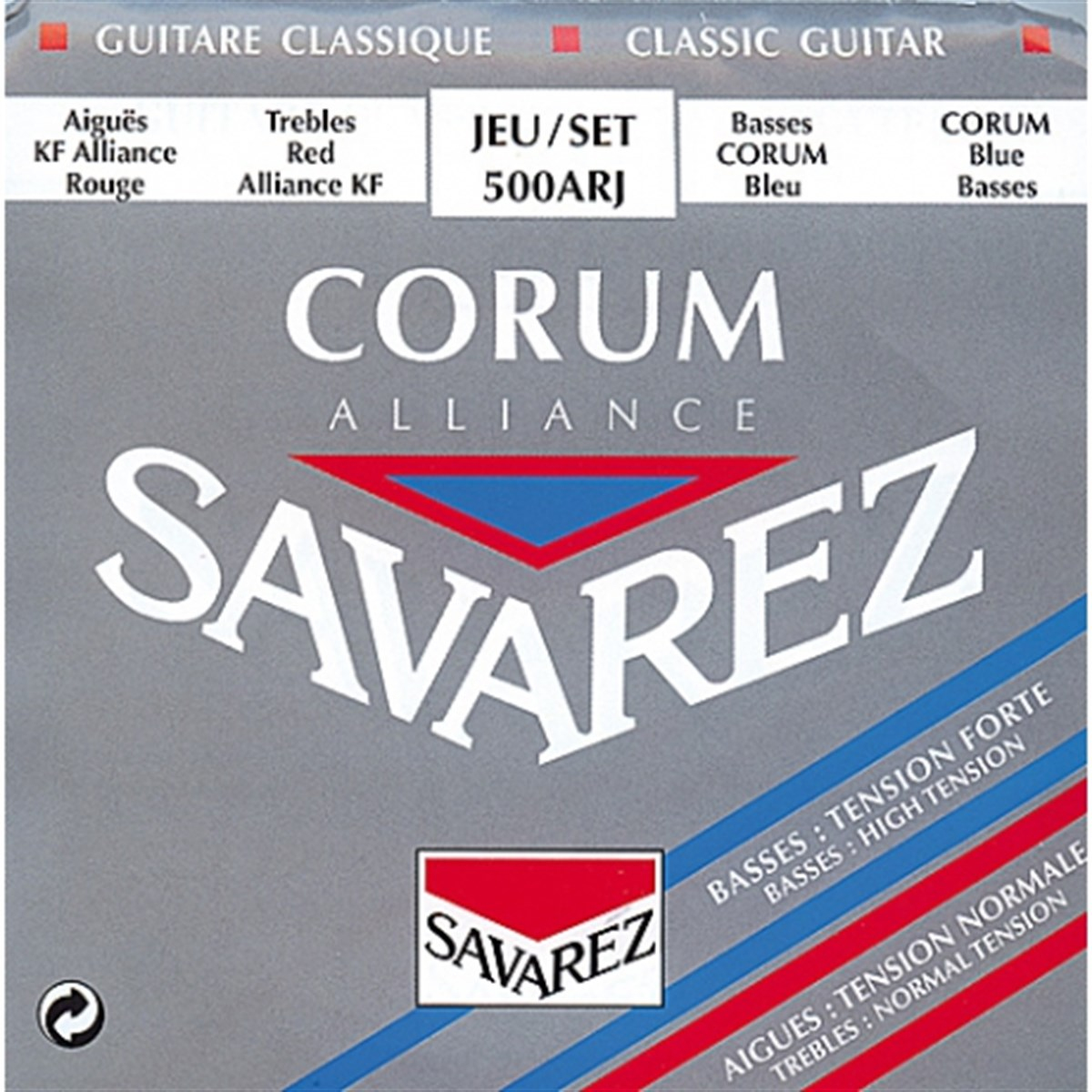 Savarez 500ARJ Alliance Hard Tension Classic Rouge Blue Klasik Gi