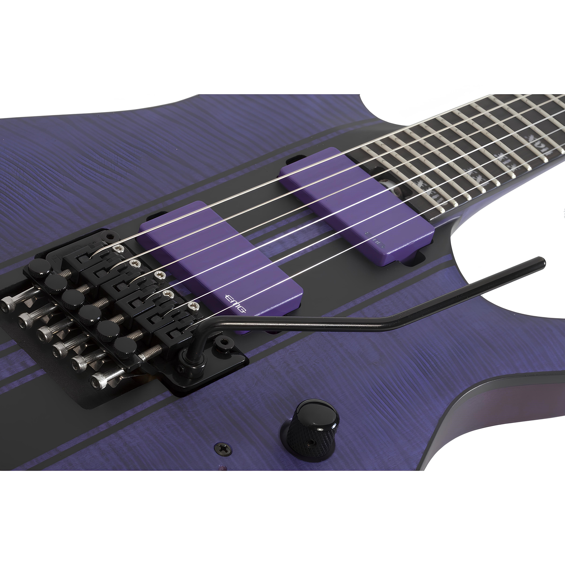 Schecter Banshee GT FR Elektro Gitar (Satin Trans Purple)