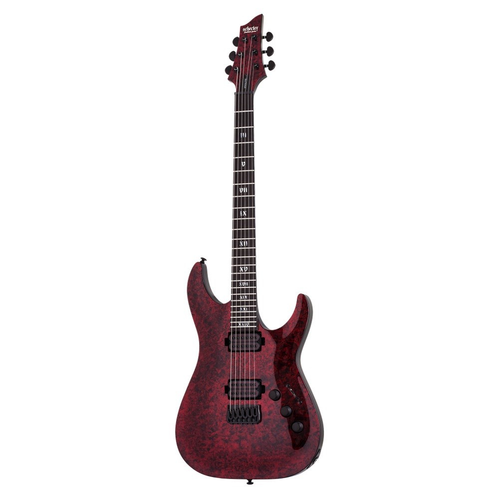 Schecter C-1 Elektro Gitar (Apocalypse Red Reign)