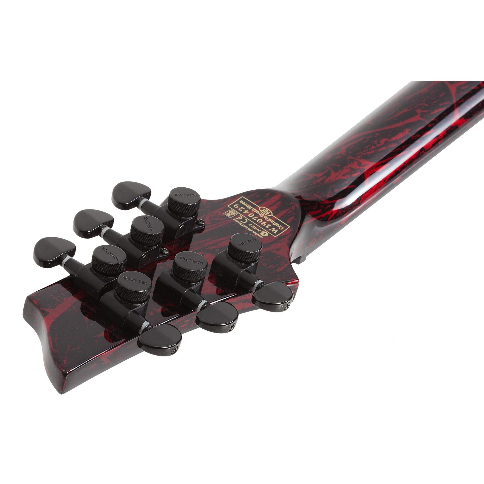 Schecter C-1 Silver Mountain Elektro Gitar (Blood Moon)
