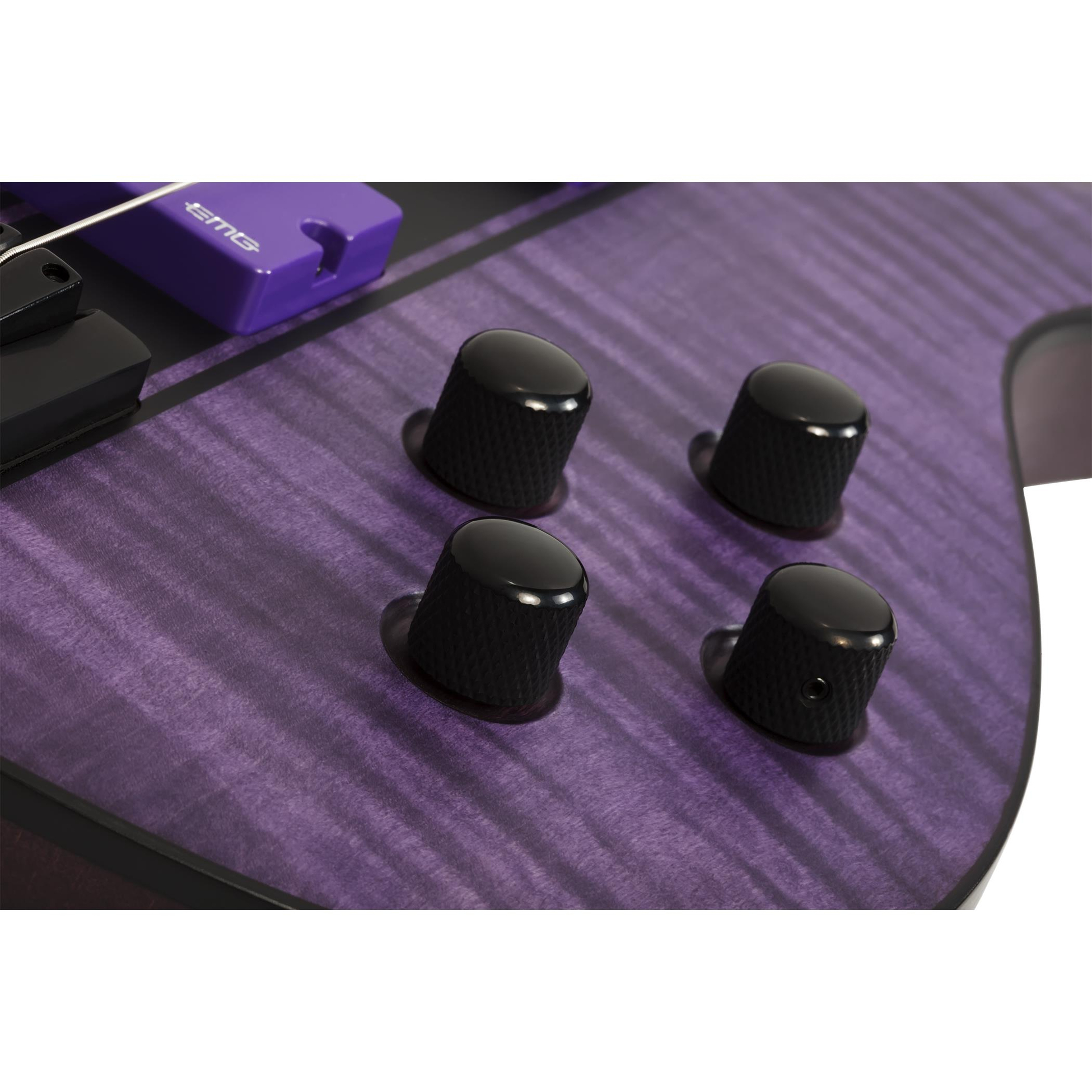 Schecter C-4 GT Bas Gitar (Satin Trans Purple)