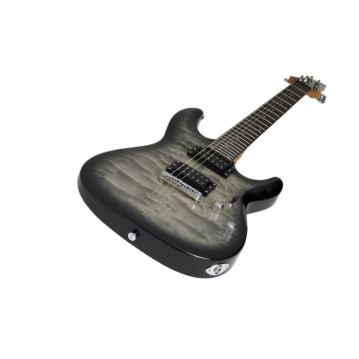 Schecter C-6 Plus Elektro Gitar (Charcoal Burst)