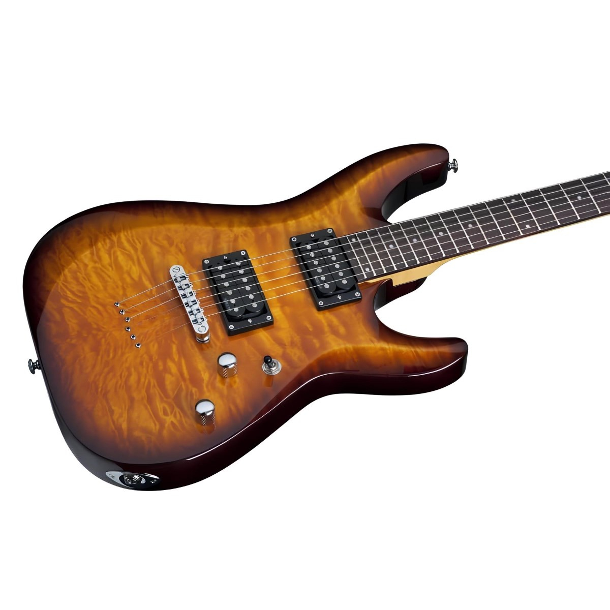 Schecter C-6 Plus Elektro Gitar (Vintage Sunburst)