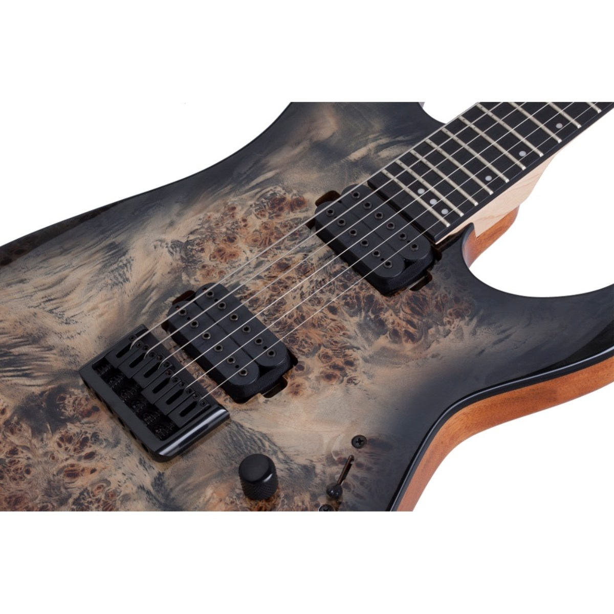 Schecter C-6 Pro Elektro Gitar (Charcoal Burst)