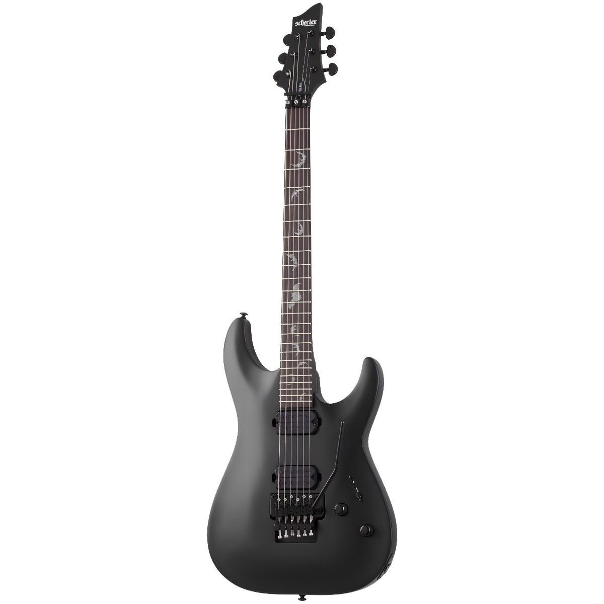 Schecter Damien-6 FR Elektro Gitar (Mat Siyah)