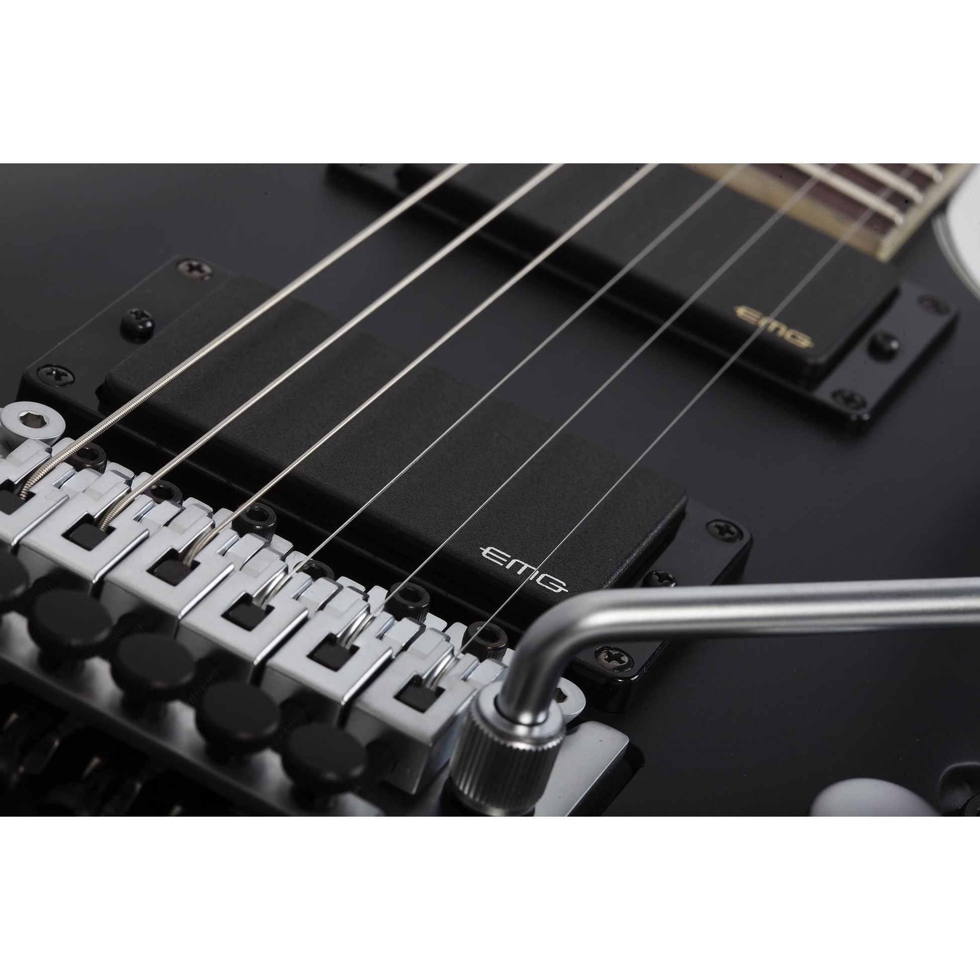 Schecter Damien Platinum 6 FR Elektro Gitar (Mat Siyah)