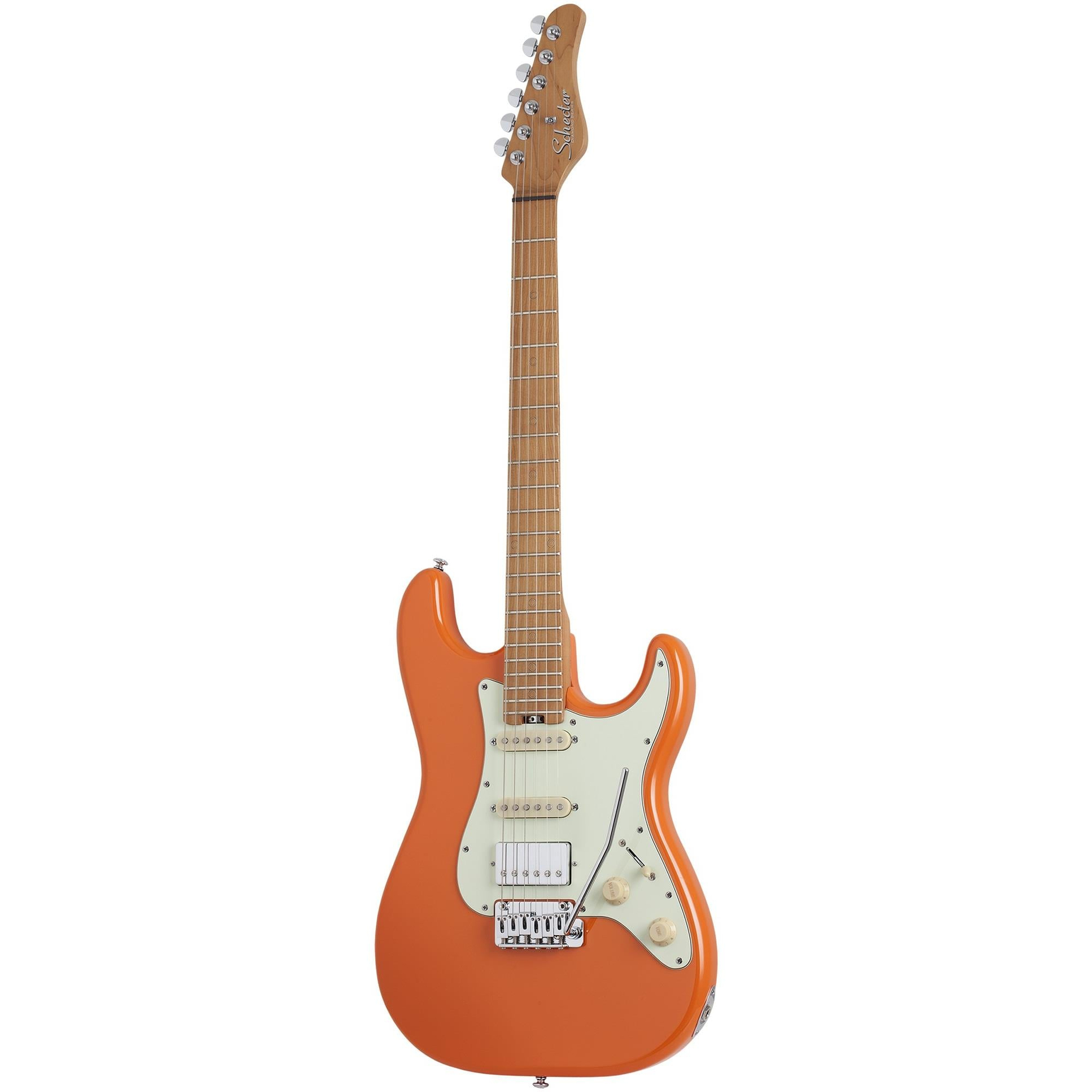 Schecter Nick Johnston Traditional HSS Elektro Gitar (Atomic Orange)