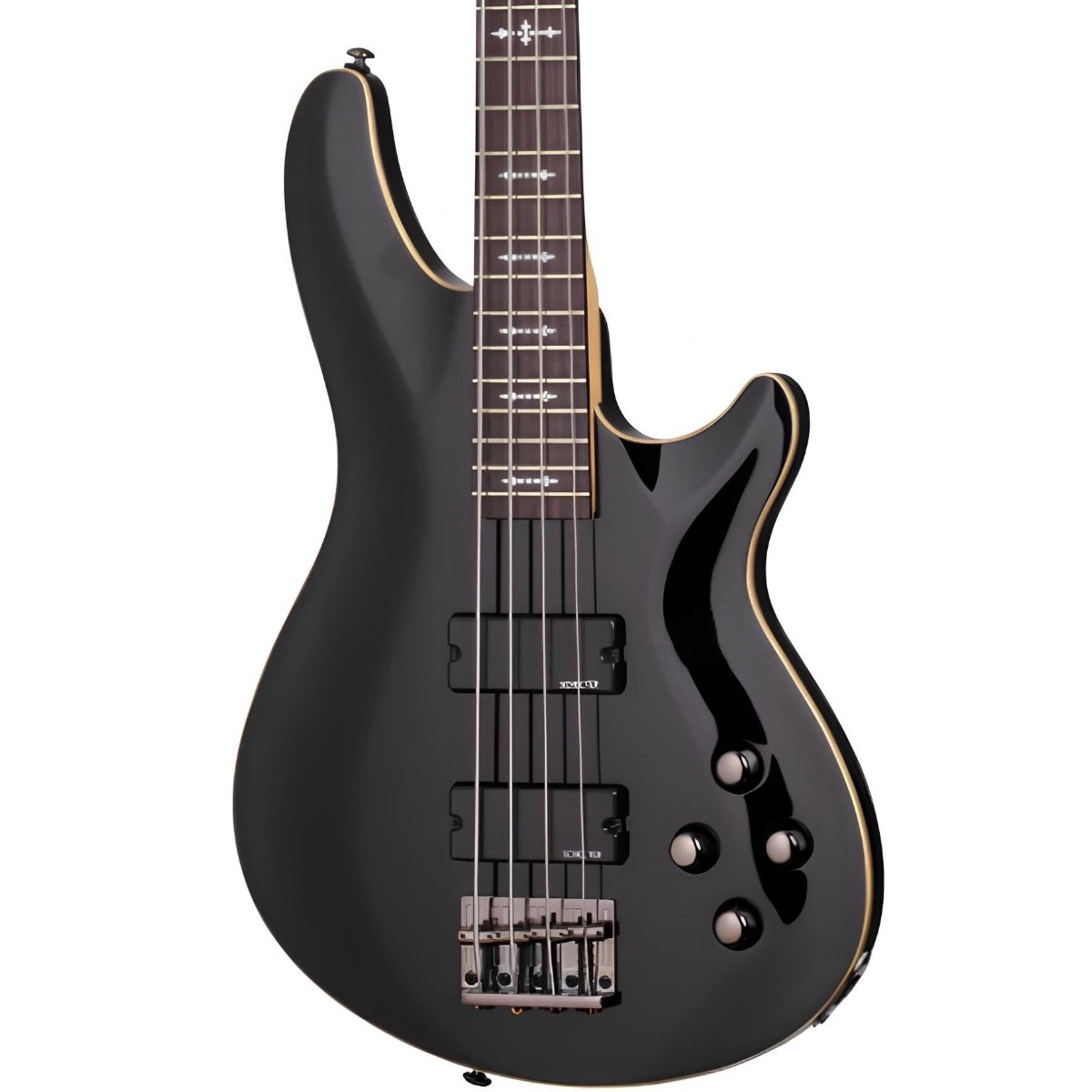 Schecter Omen-4 Bas Gitar (Gloss Black)