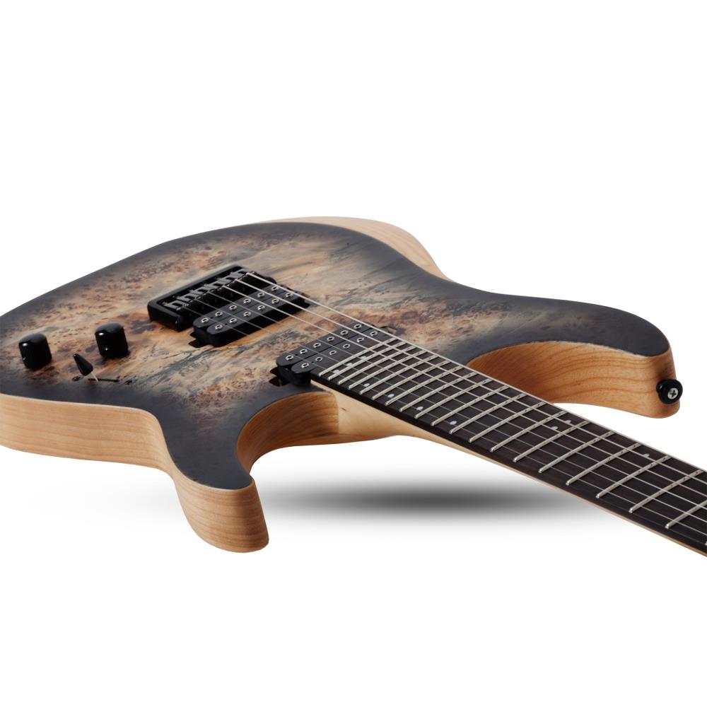 Schecter Reaper-6 Elektro Gitar (Satin Charcoal Burst)