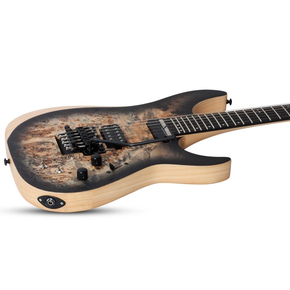 Schecter Reaper-6 FR-S Elektro Gitar (Satin Charcoal Burst)