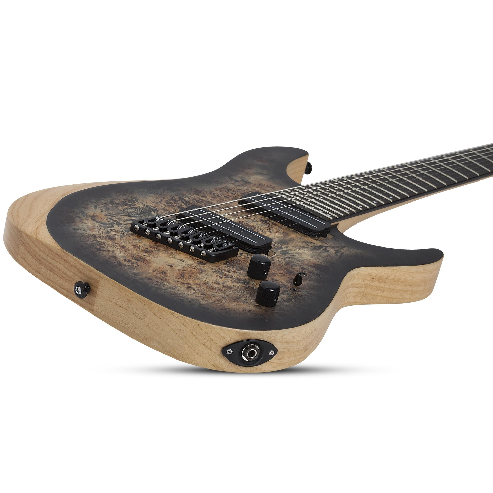 Schecter Reaper-7 Multiscale 7 Telli Elektro Gitar (Charcoalburst)