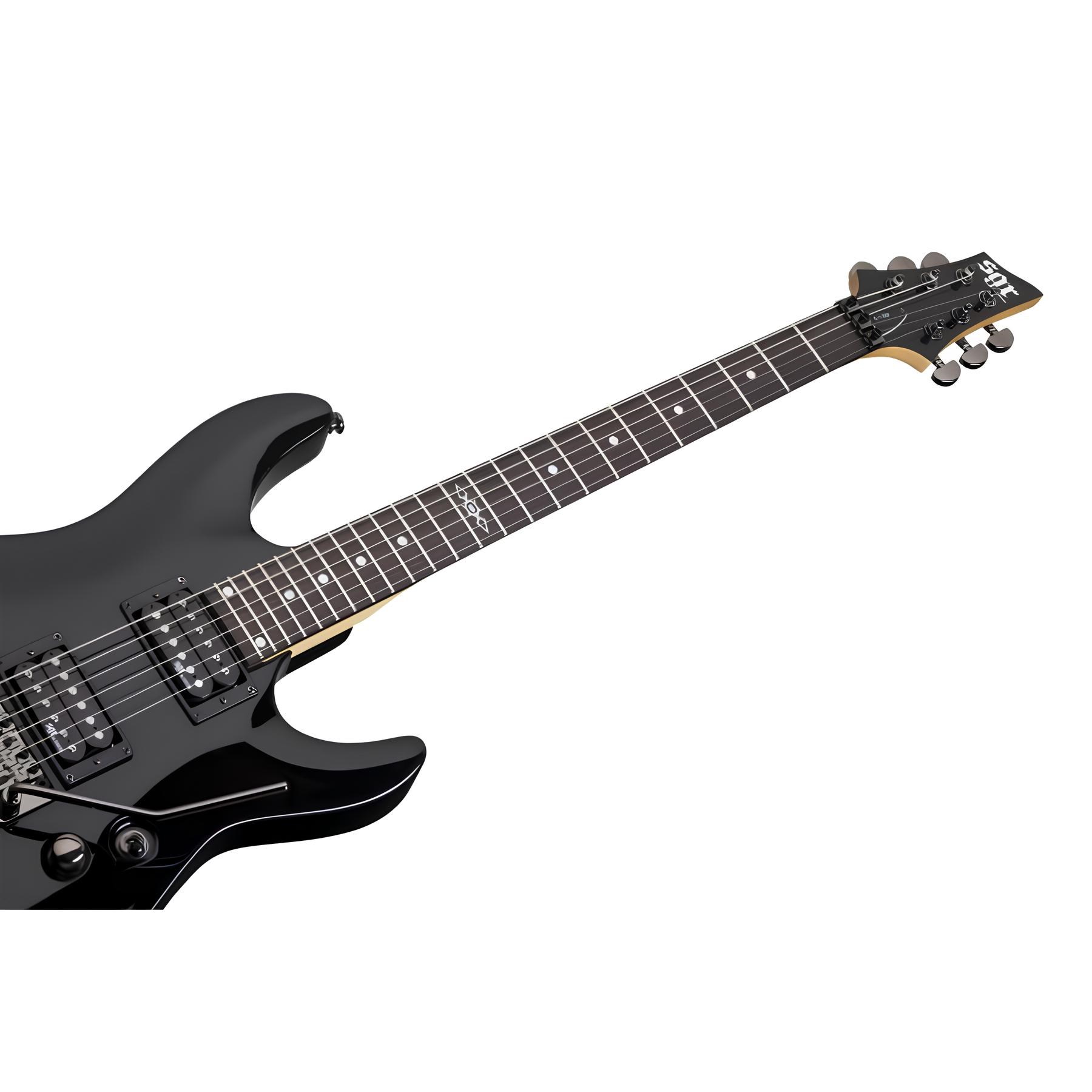 Schecter SGR C-1 FR Elektro Gitar (Gloss Black)