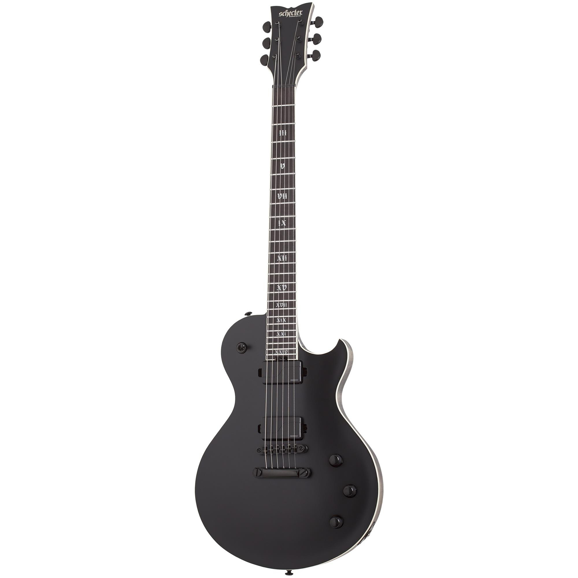 Schecter Solo-II SLS Elite Evil Twin Elektro Gitar (Mat Siyah)