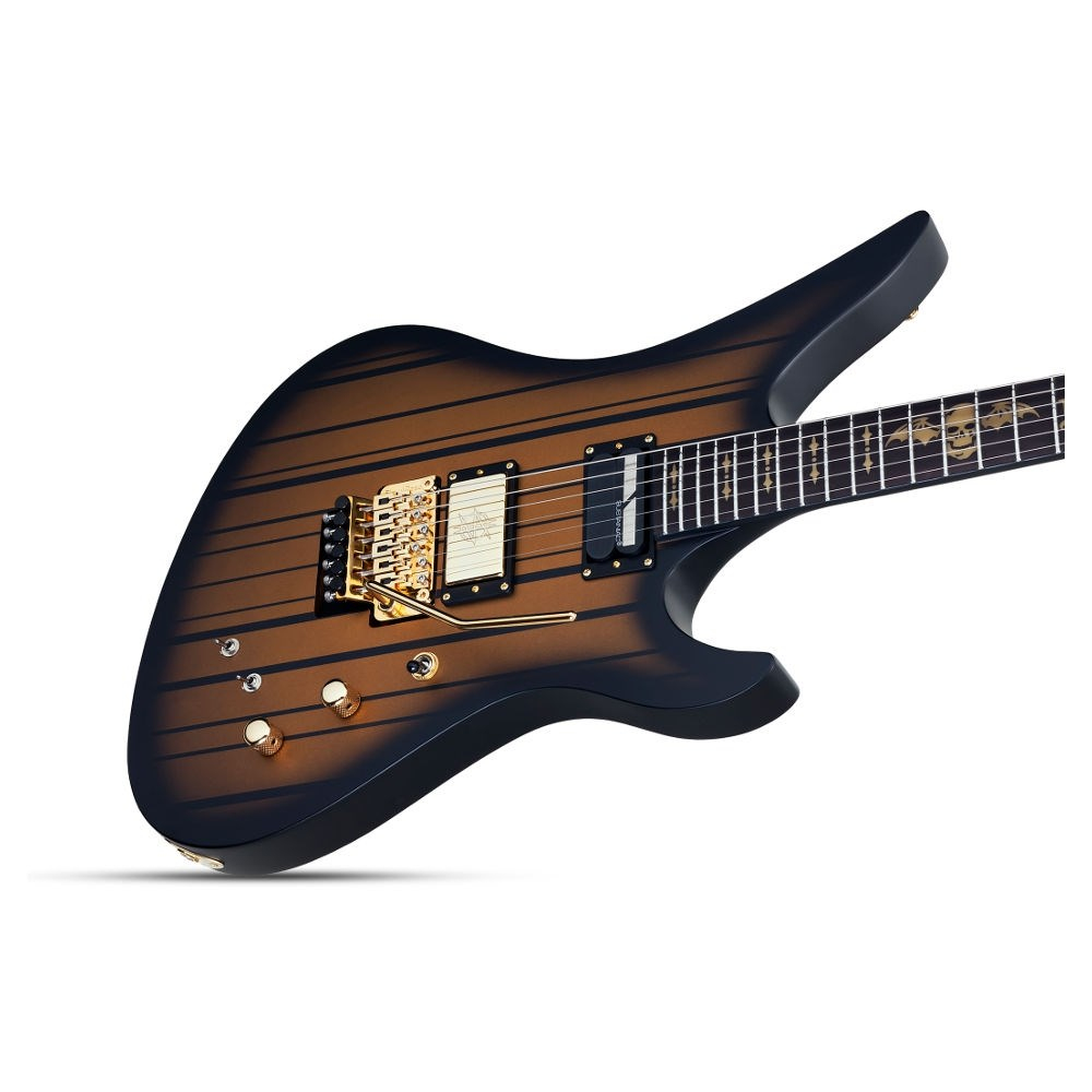 Schecter Synyster Custom FR Elektro Gitar (Satin Gold Burst)