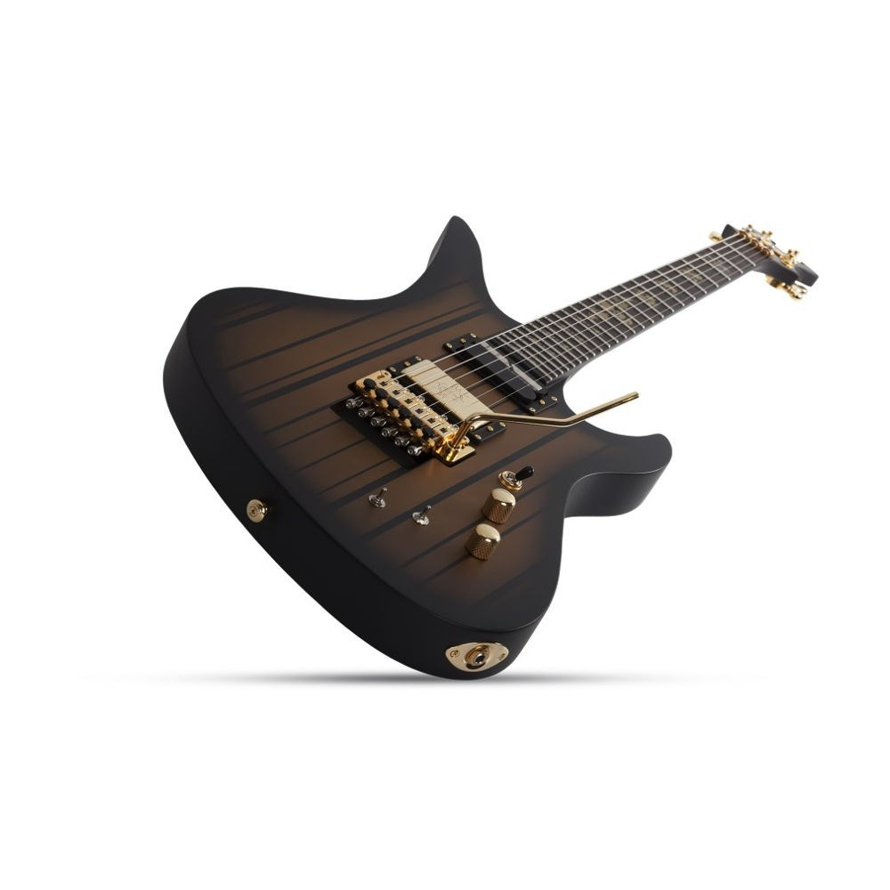 Schecter Synyster Custom FR Elektro Gitar (Satin Gold Burst)