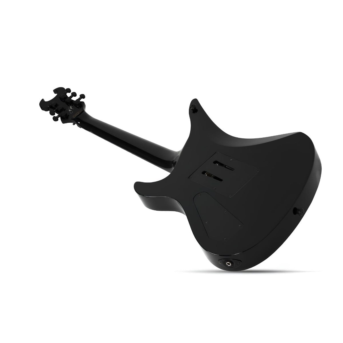 Schecter Synyster Custom FR Elektro Gitar (Gloss Black & Silver Pin Stripes)