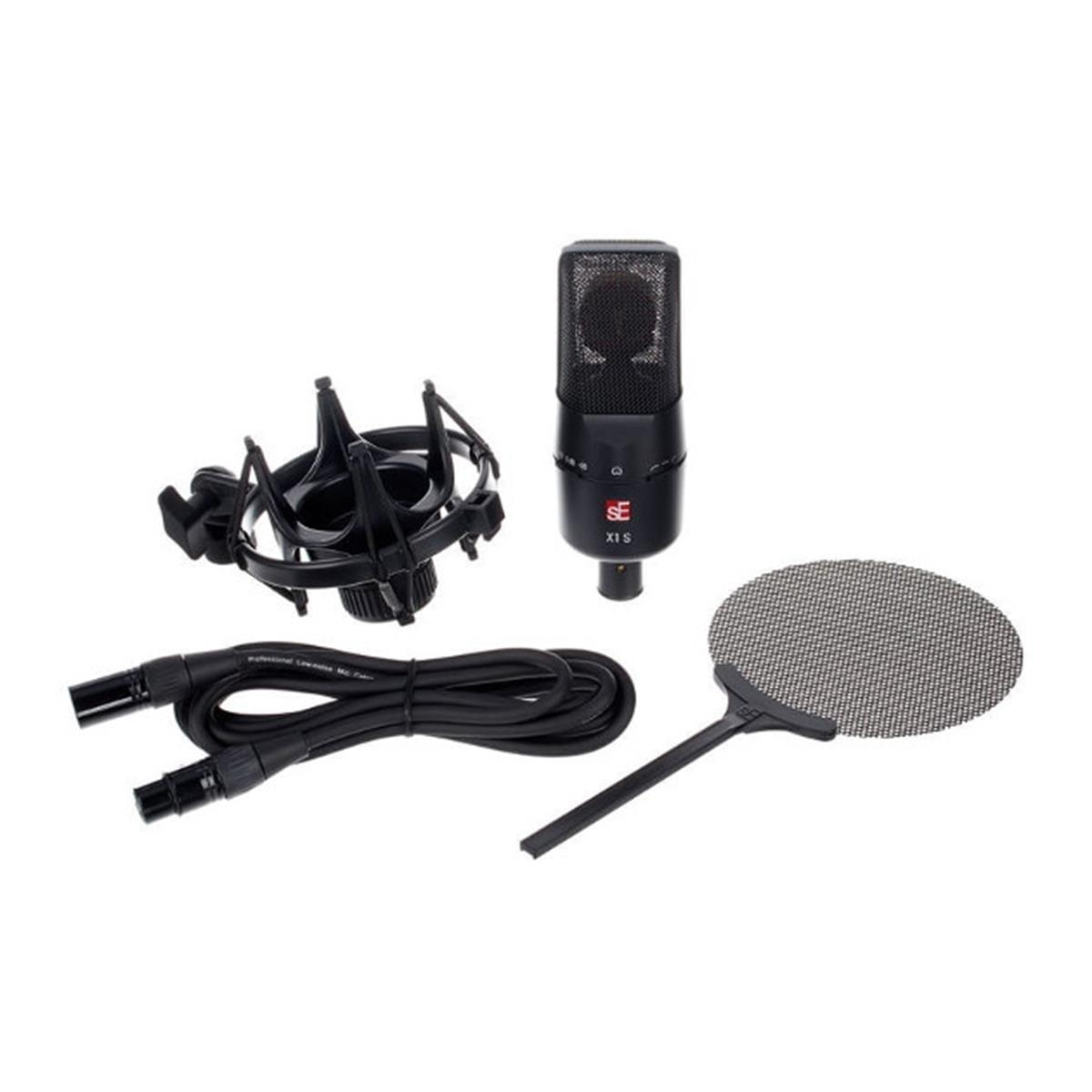 sE Electronics X1S Vocal Pack Condenser Mikrofon Shockmount ve Popfiltre Paketi