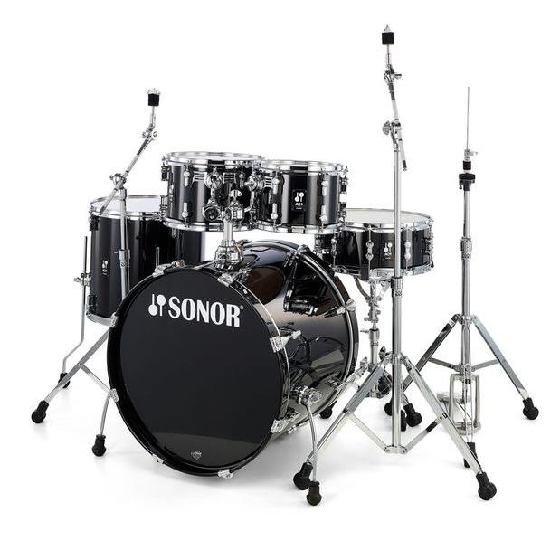 Sonor AQ1 Stage Akustik Davul Seti (Piano Black)