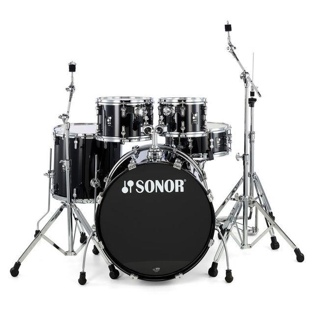 Sonor AQ1 Stage Akustik Davul Seti (Piano Black)