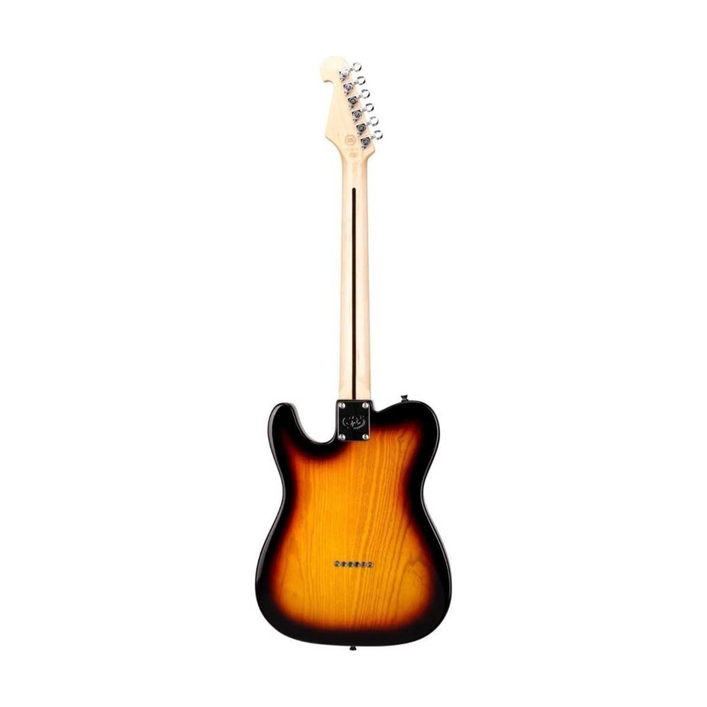 SX STL/ASH/3TS Semi Hollow Body Telecaster Elektro Gitar (Sunburst)