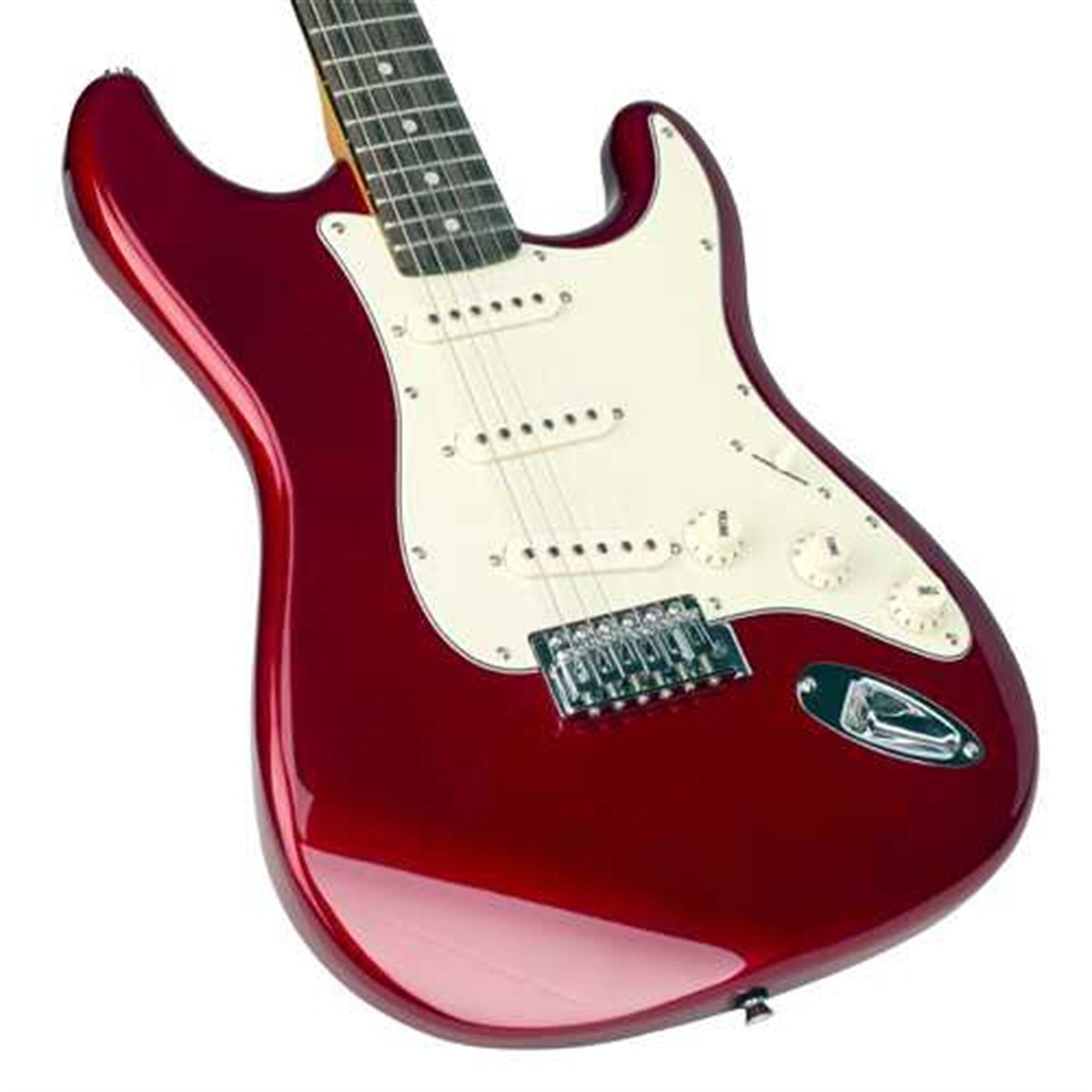 SX Stratocaster Elektro Gitar (Candy Apple Red)