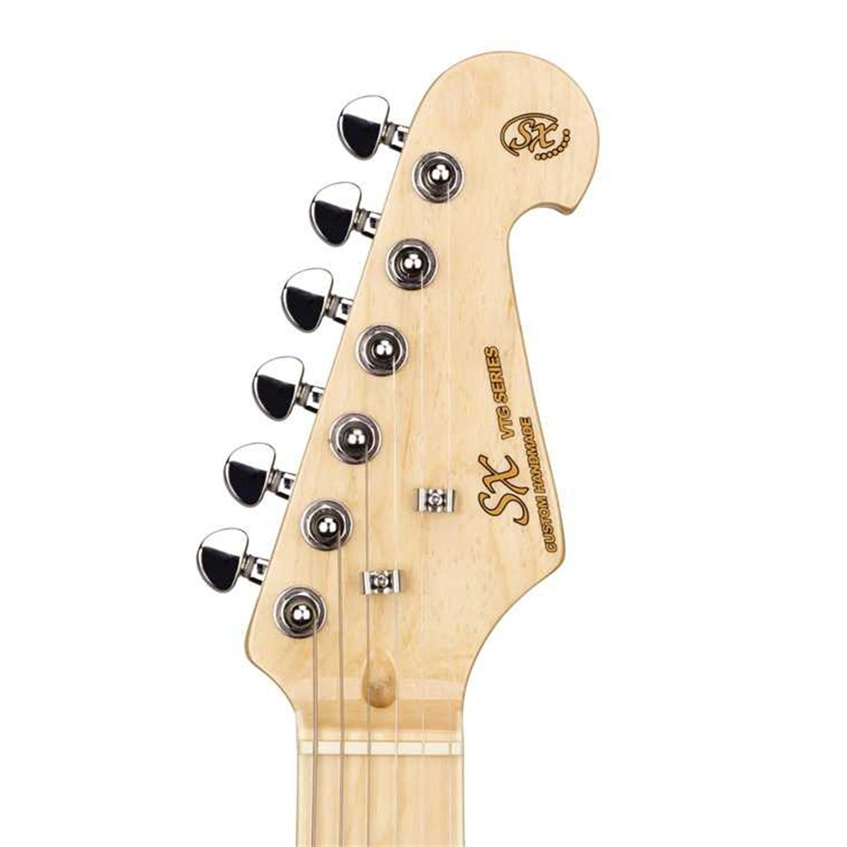 SX Stratocaster Elektro Gitar (Naturel)