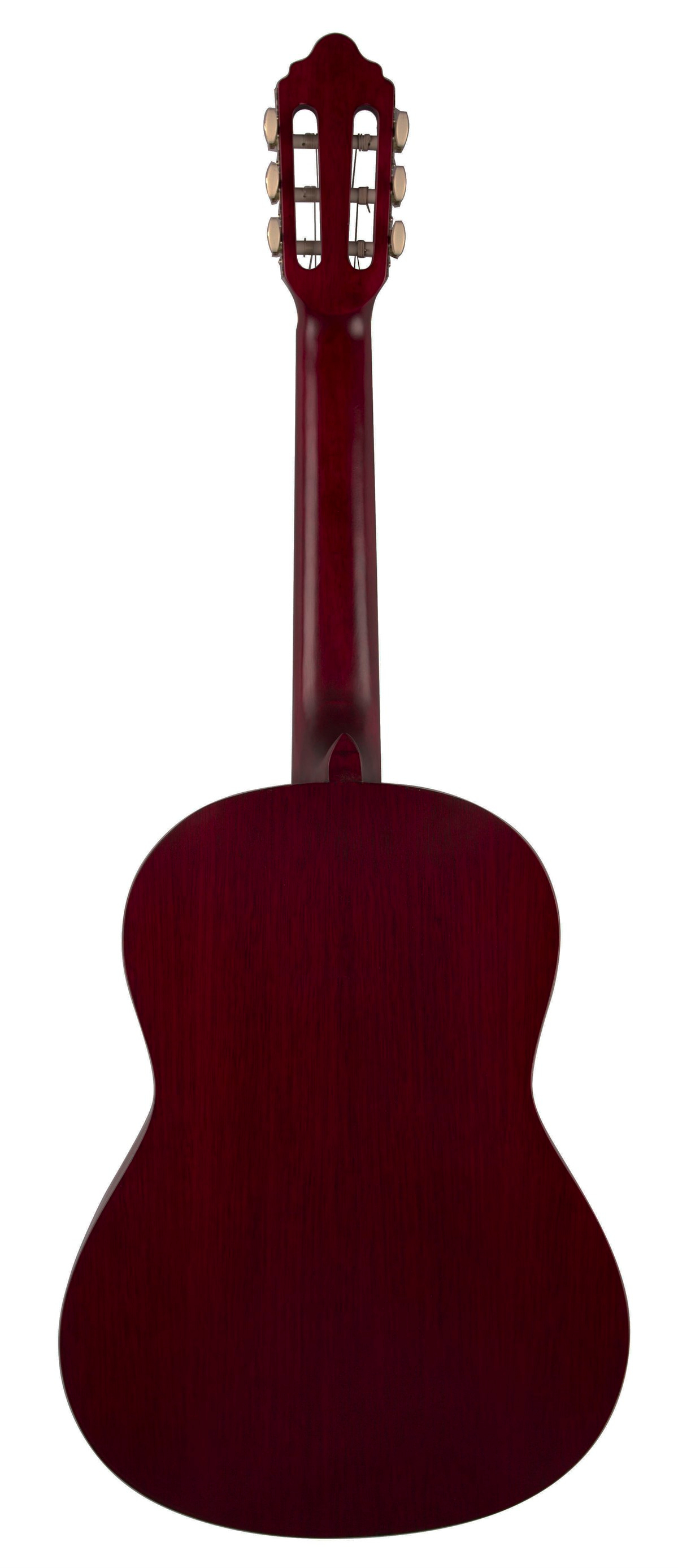 Valencia VC204TWR - Şeffaf Şarap Kırmızısı Mat Klasik Gitar (Kılıf+Pena)