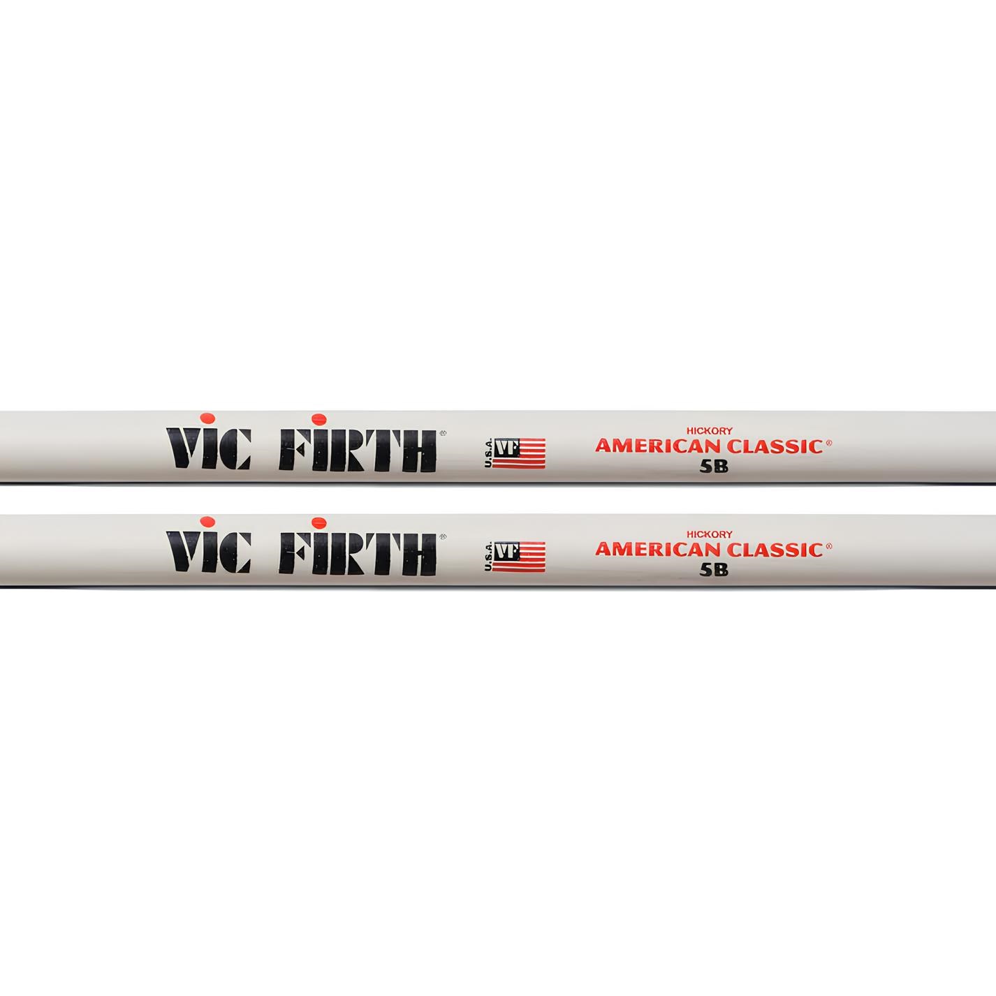 Vic Firth American Classic 5BW - Beyaz (Ağaç Uçlu) Baget