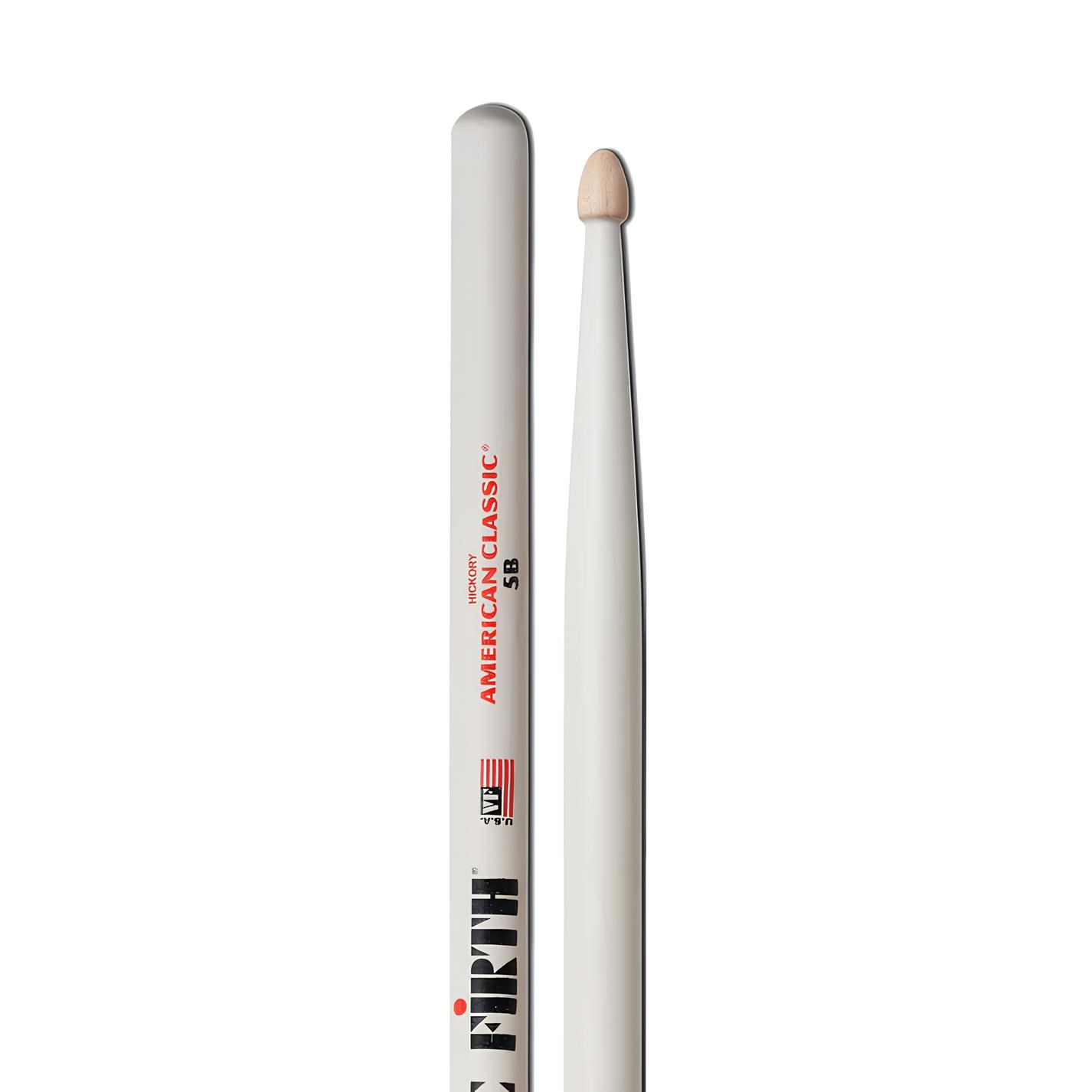 Vic Firth American Classic 5BW - Beyaz (Ağaç Uçlu) Baget