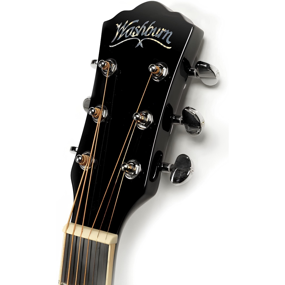 Washburn AD5CEB Siyah Elektro Akustik Gitar Paketi