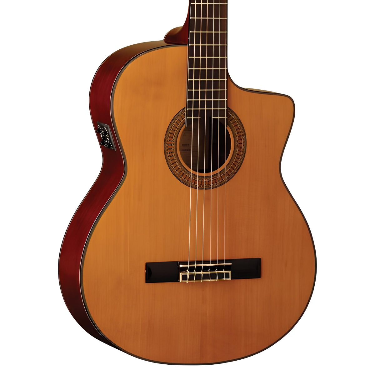 Washburn C64SCE Elektro Klasik Gitar