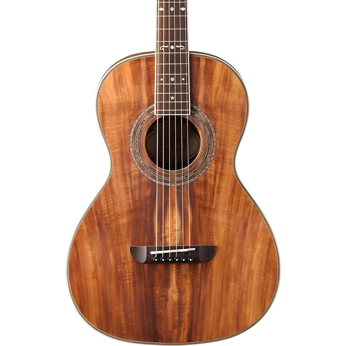 Washburn WP55NS Parlor P55 Koa Akustik Gitar