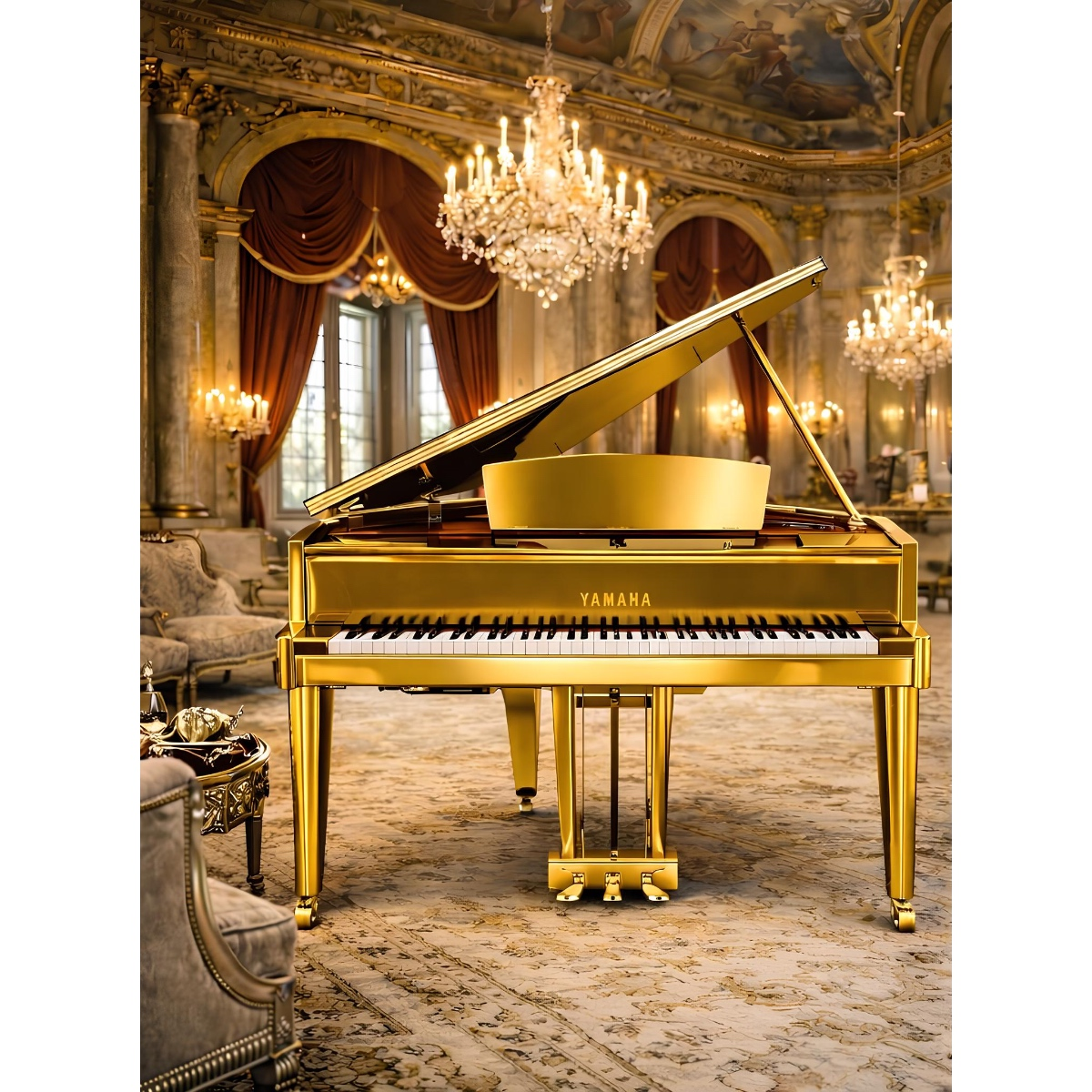 Yamaha CLP865-G GOLD SERİES Dijital Grand Piyano