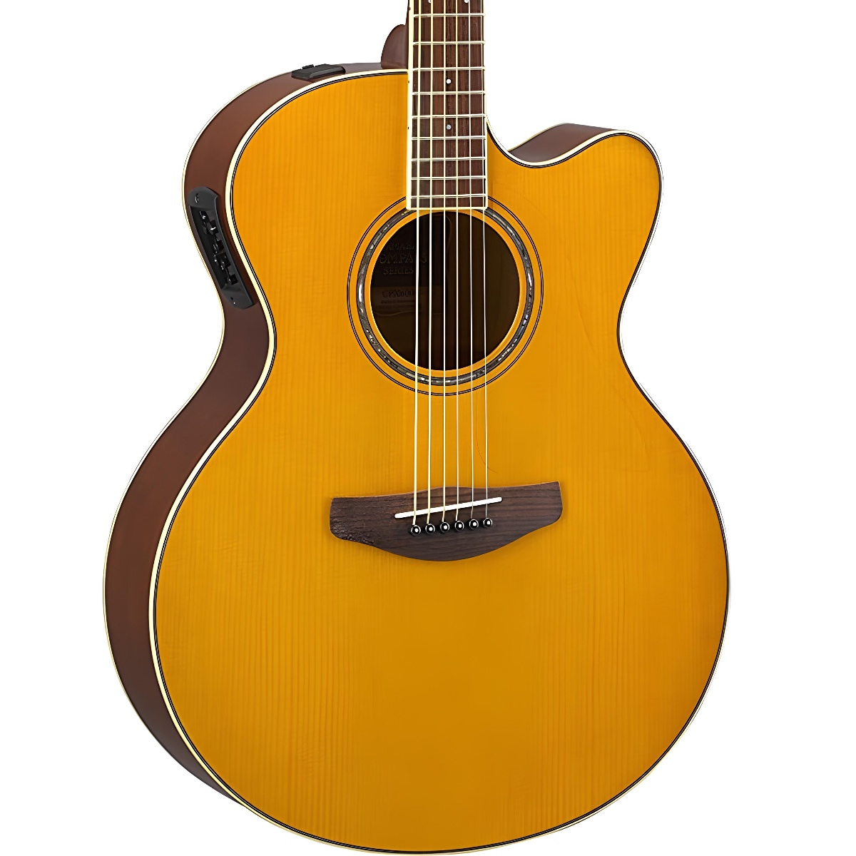 Yamaha CPX600 Medium Jumbo Elektro Akustik Gitar (Vintage Tint)