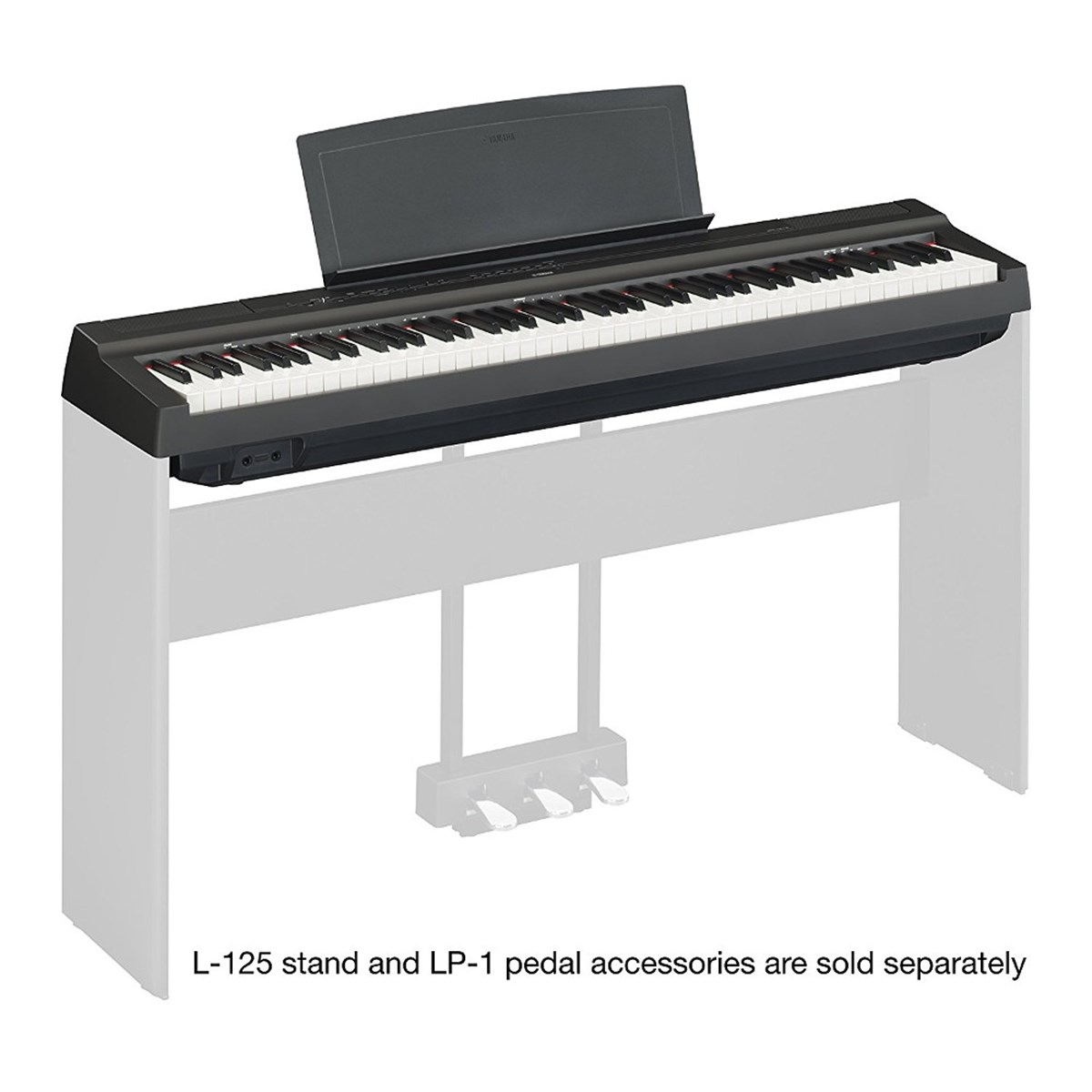 Yamaha P125 Taşınabilir Dijital Piyano (Siyah)