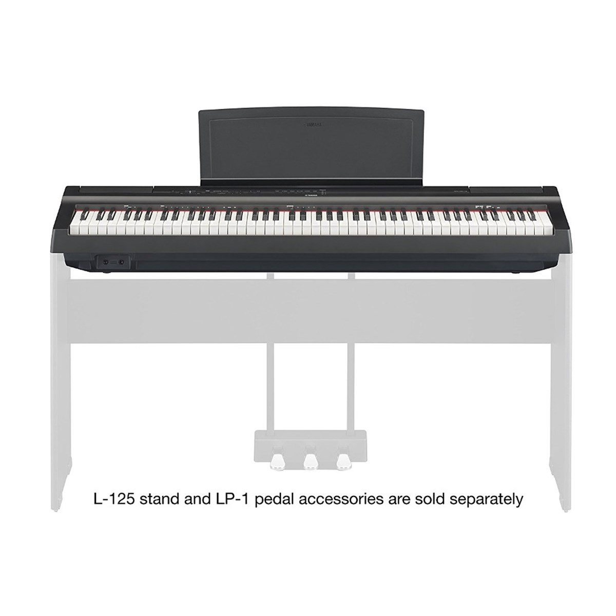 Yamaha P125 Taşınabilir Dijital Piyano (Siyah)