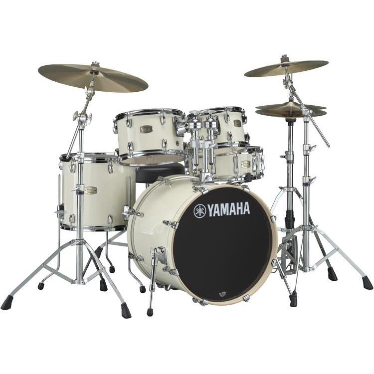 Yamaha Stage Custom Birch 5-Parça Akustik Davul Seti (Classic White) CW-5