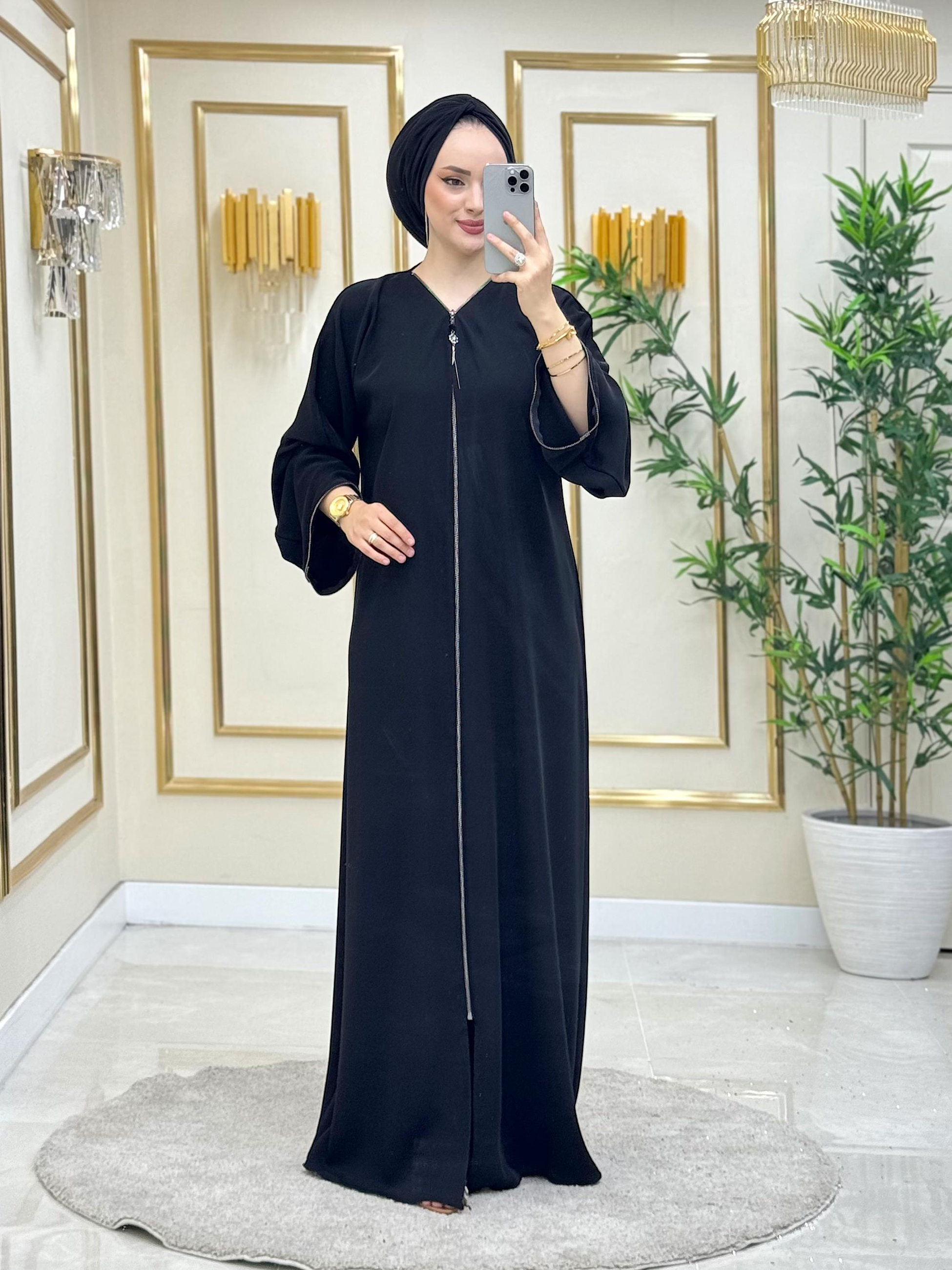Elçim Abaya Siyah