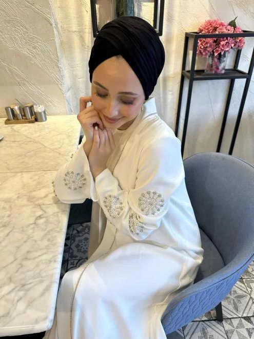 ÇİÇEK İŞLEME ABAYA