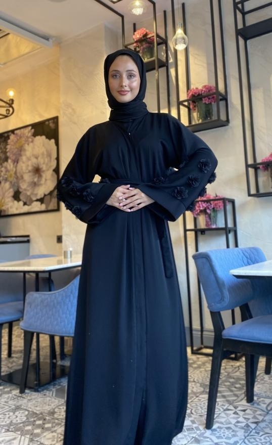 ÇİÇEKLİ ABAYA