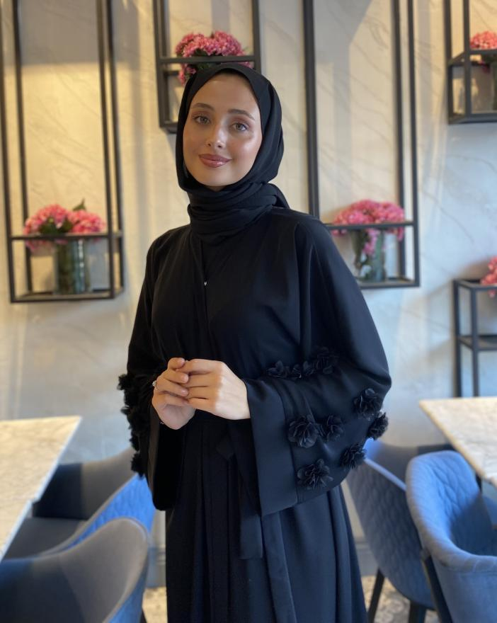 ÇİÇEKLİ ABAYA
