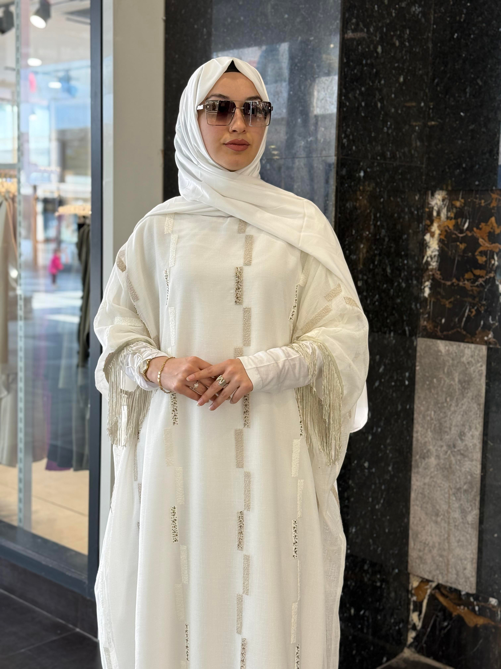 DAMLA ELBİSE KREM