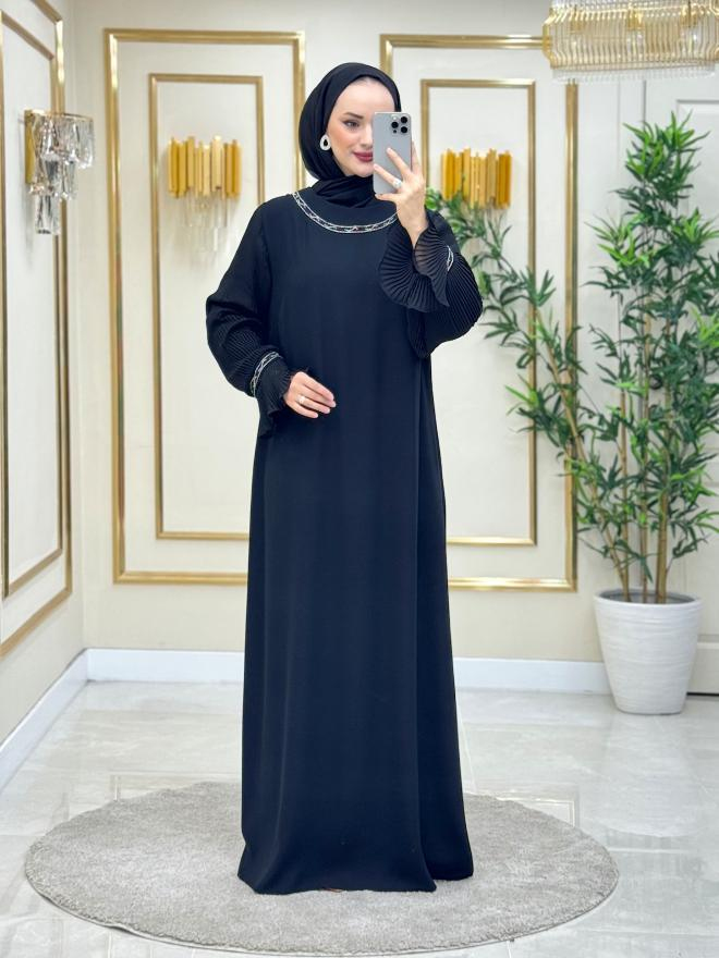 Dora Yelpaze Elbise Siyah