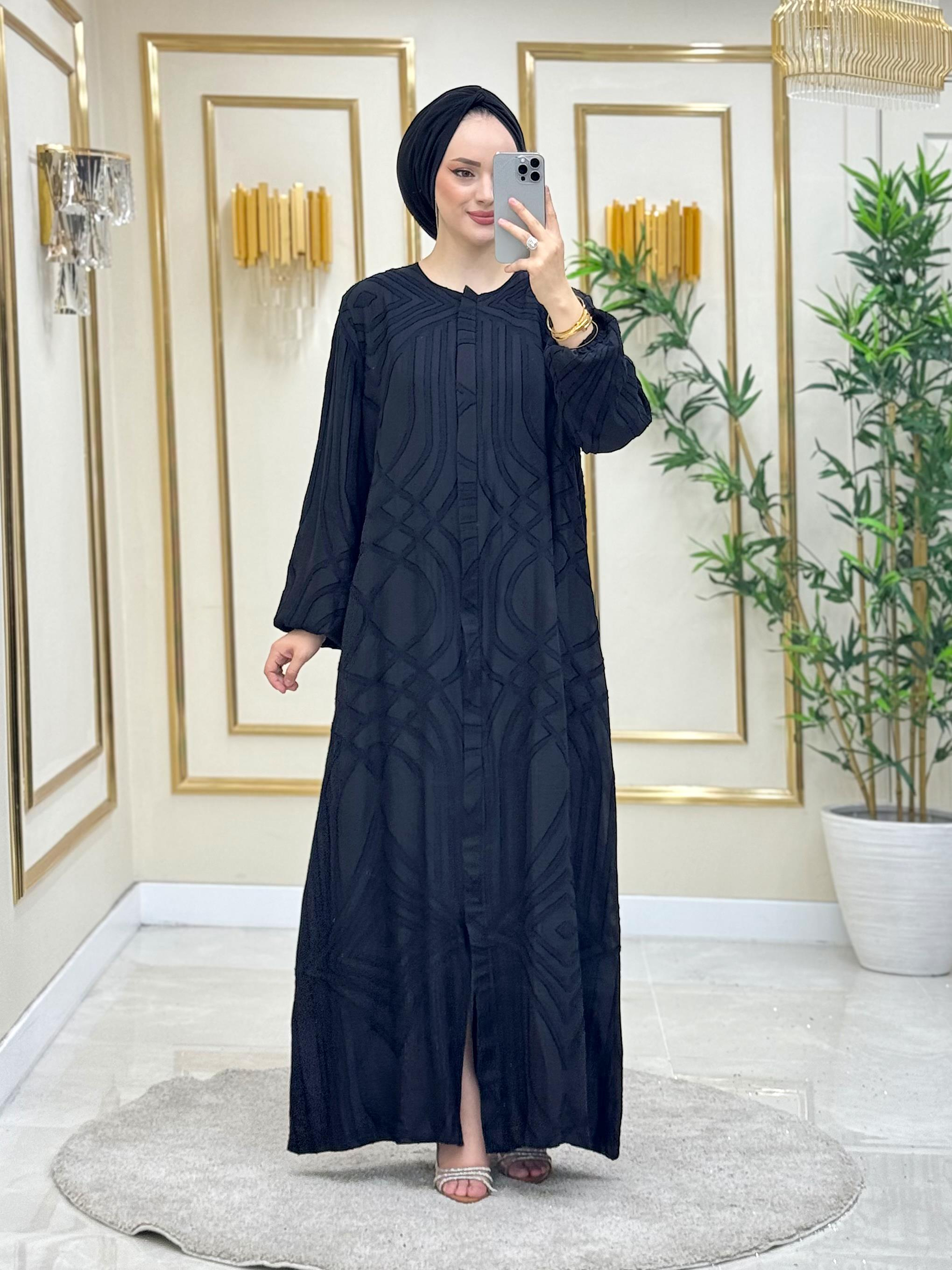 Helen Abaya Siyah