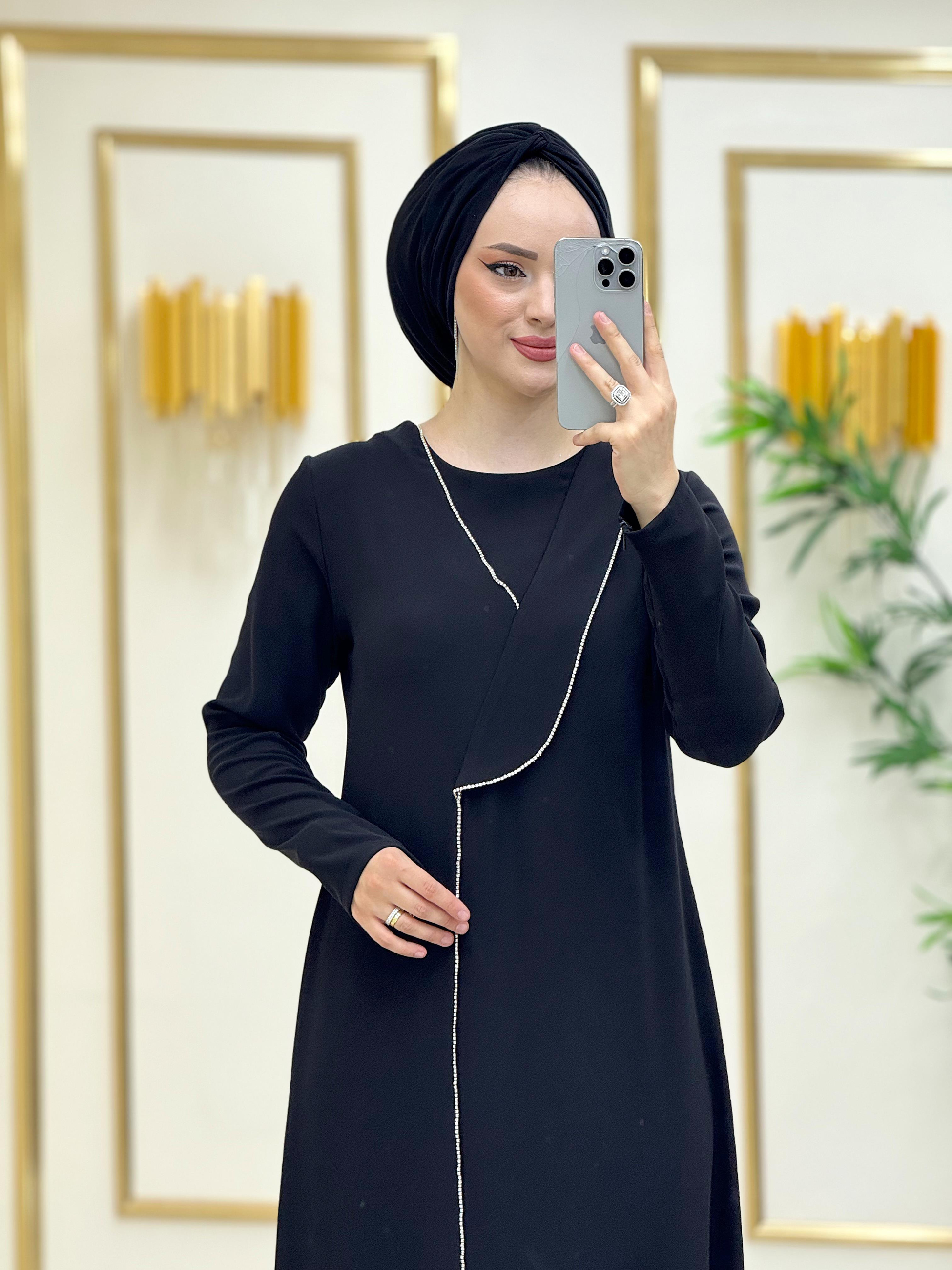 Hüma Elbise Siyah