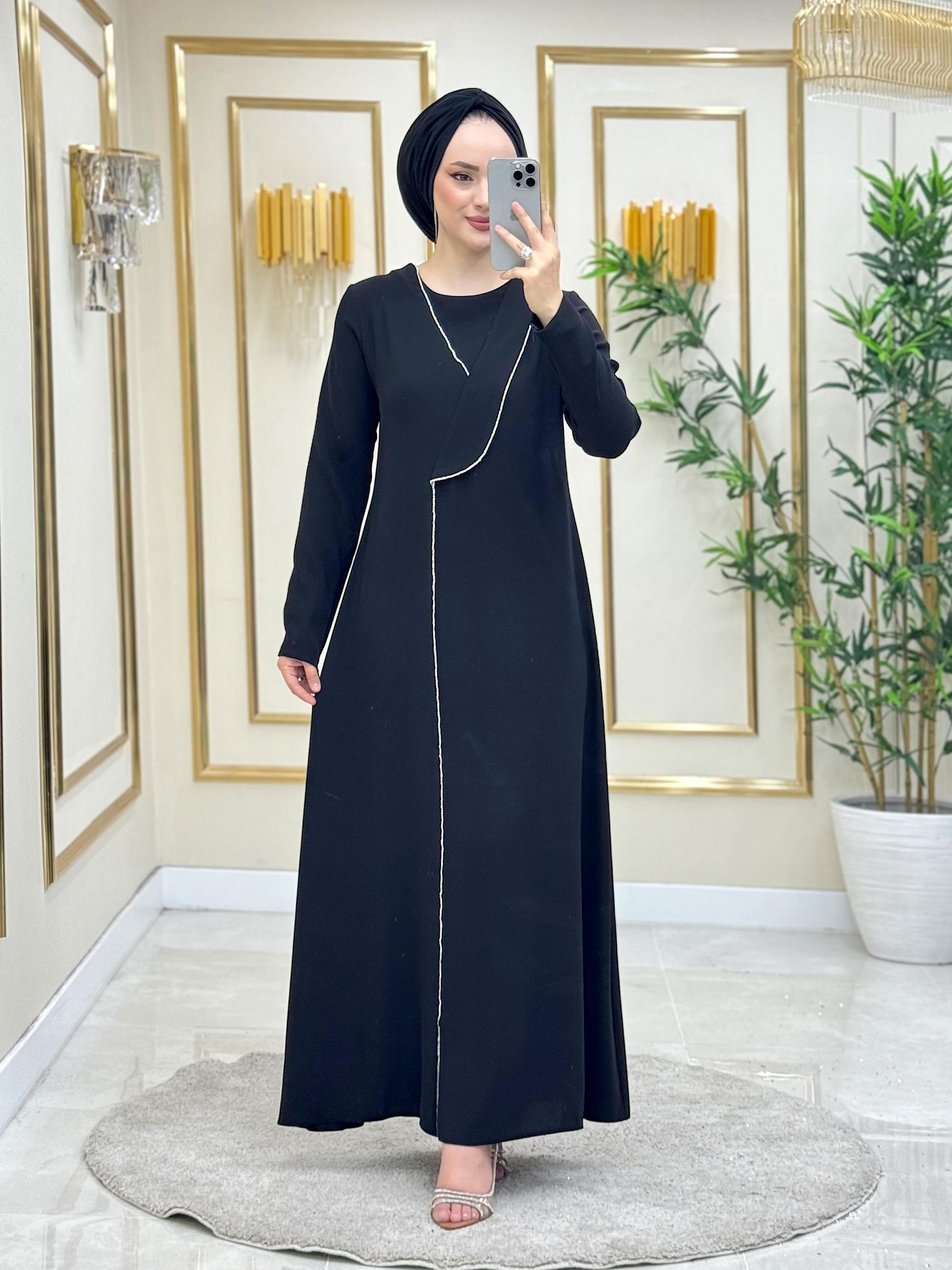 Hüma Elbise Siyah