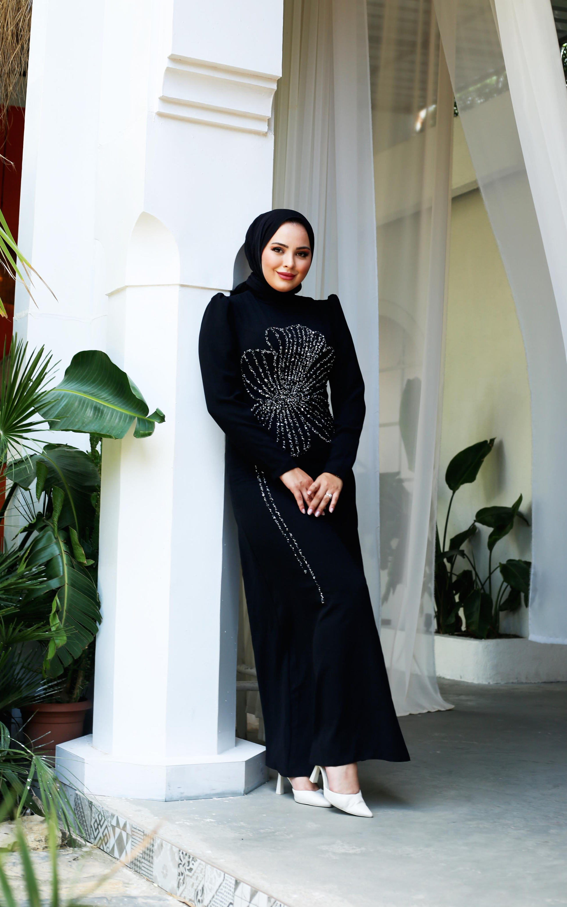 Nursema Elbise Siyah